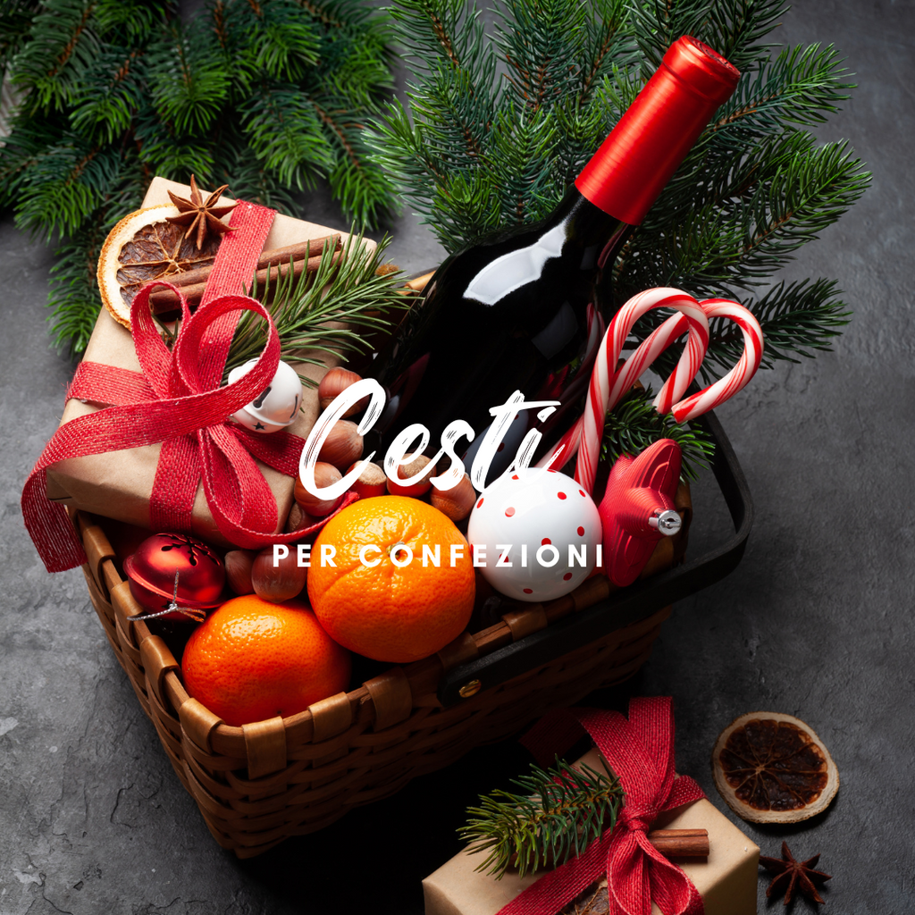 Cesti natalizi vuoti di cartone per confezionare i tuoi prodotti