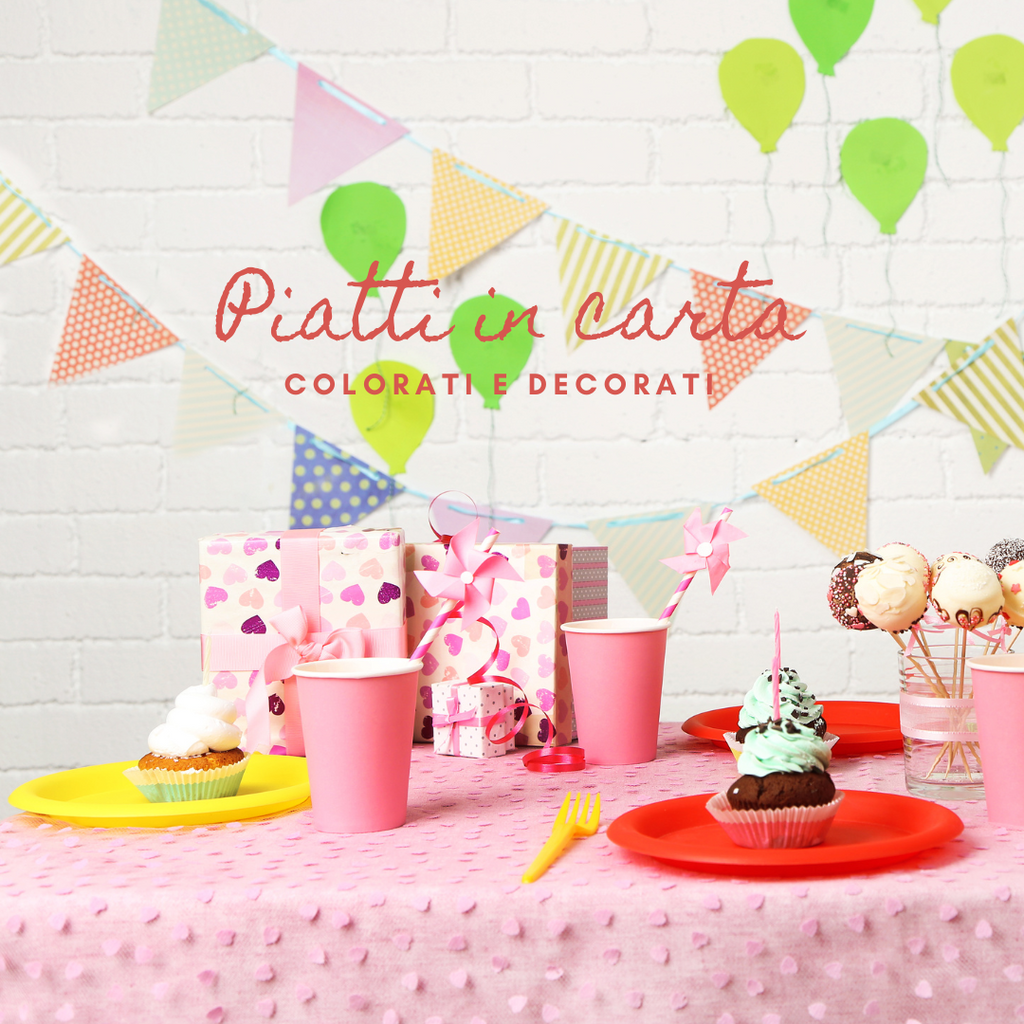 Piatti in carta decorati perfetti per le cene o aperitivi a casa con gli amici