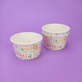 50 pz Coppetta gelato stampa parole € 0,068 Cad + Iva