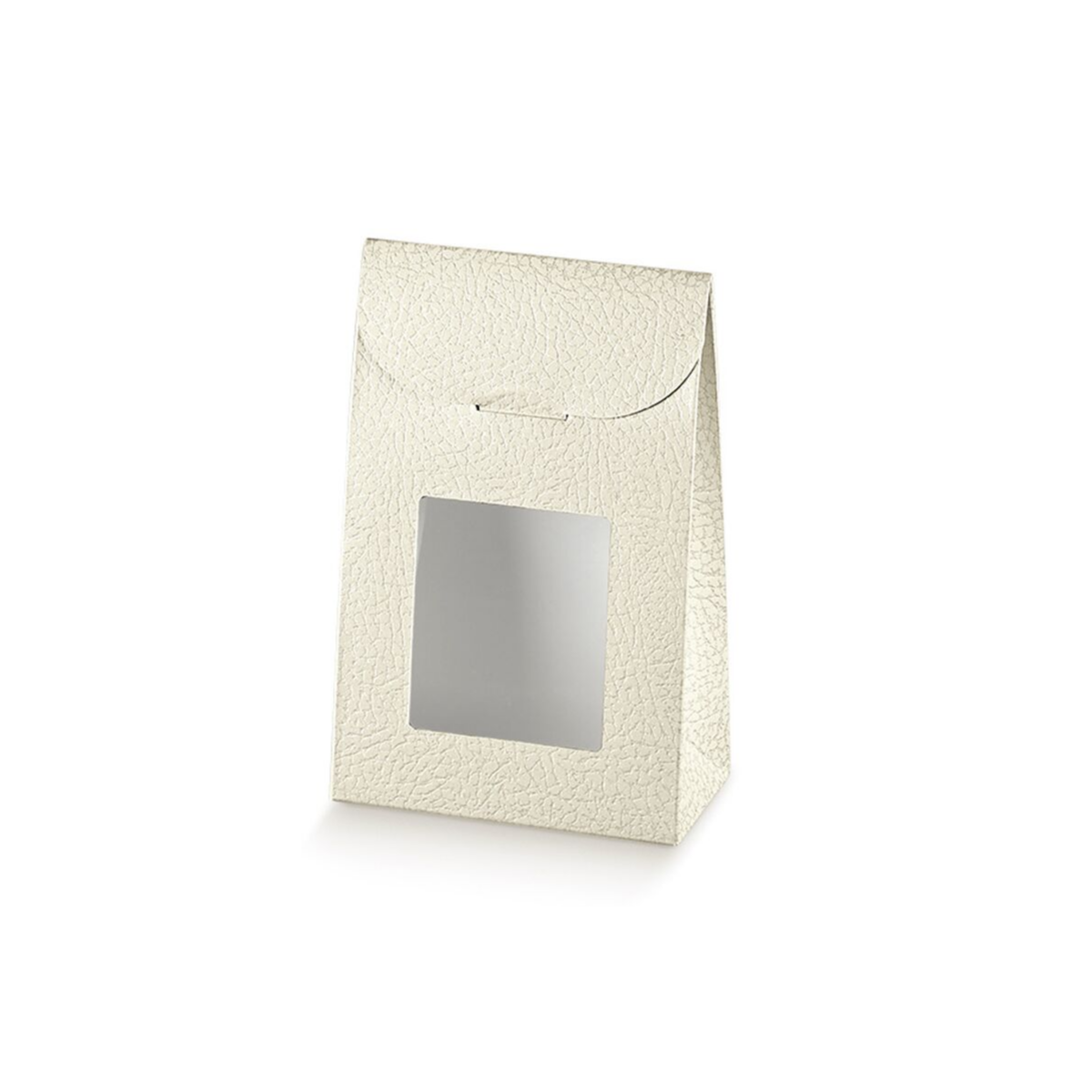 10 pz Sacchetto con finestra in cartone bianco € 0,51 Cad + Iva