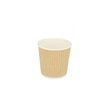 Bicchierino di carta color avana monouso
