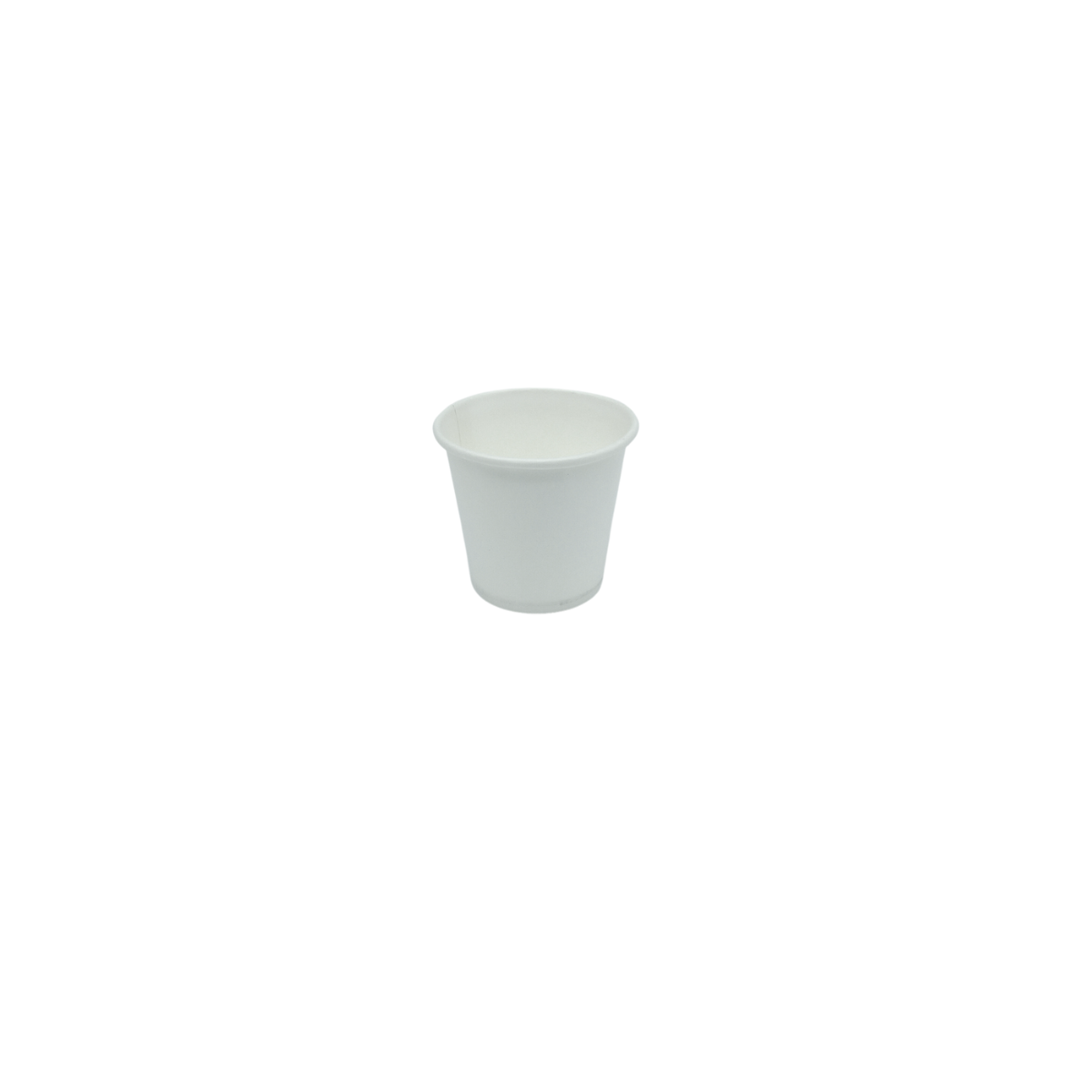 Bicchierino monouso di carta bianco per caffe