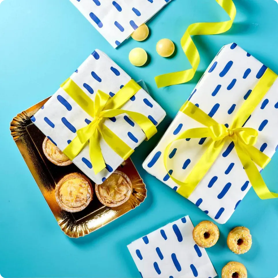 Confezioni decorate per pasticceria