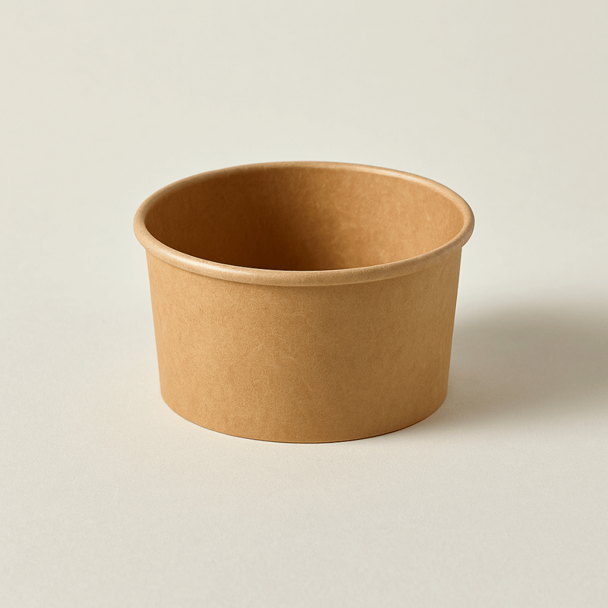 Coppetta per gelato in cartoncino vuota