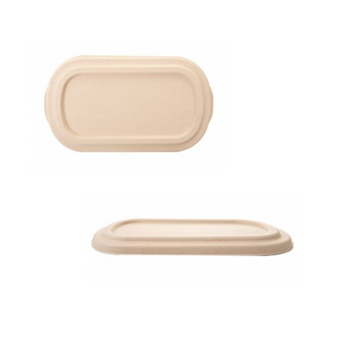 Coperchio di carta per vaschetta cibi d'asporto