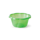 Ciotolina verde d plastica a fiore