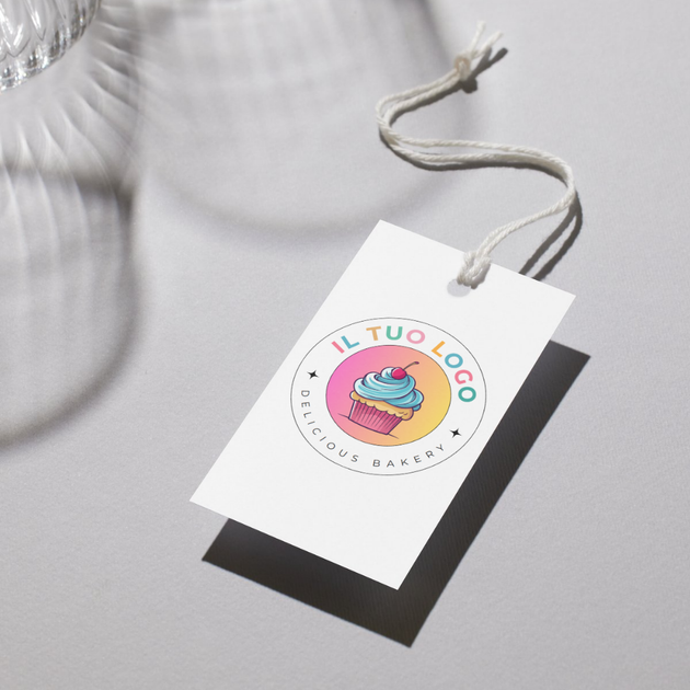 Cartellino personalizzato con il tuo logo