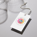 Cartellino personalizzato con il tuo logo