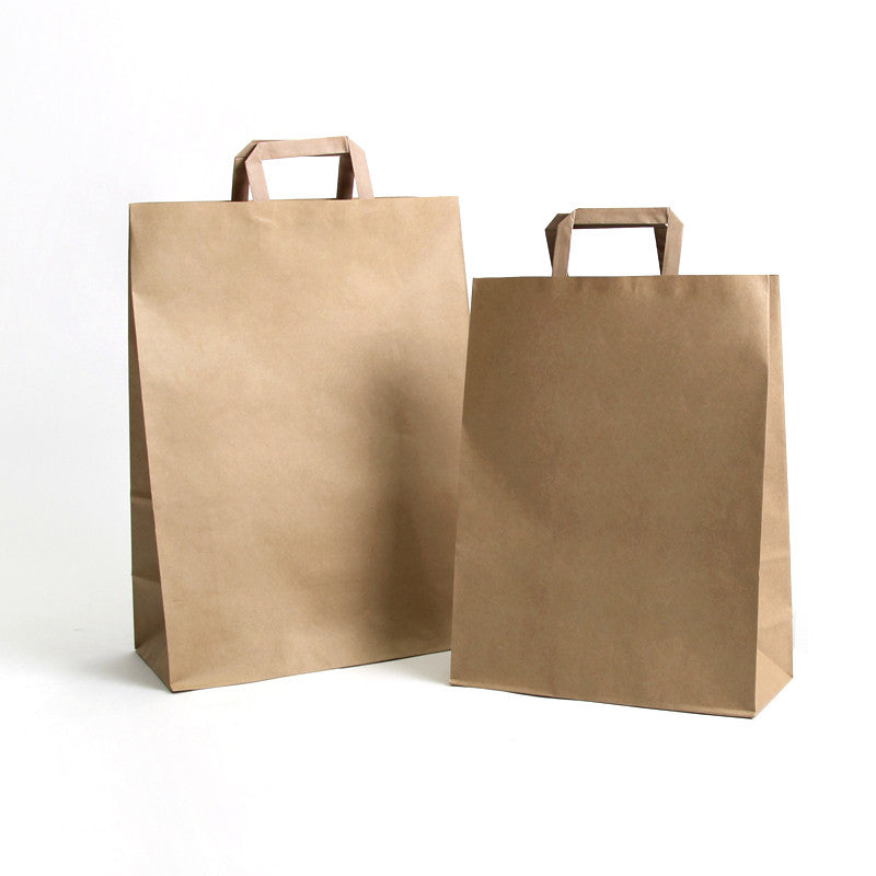 Shopper di cartone color avana due misure diverse