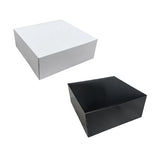 Box nera e box bianca di carta