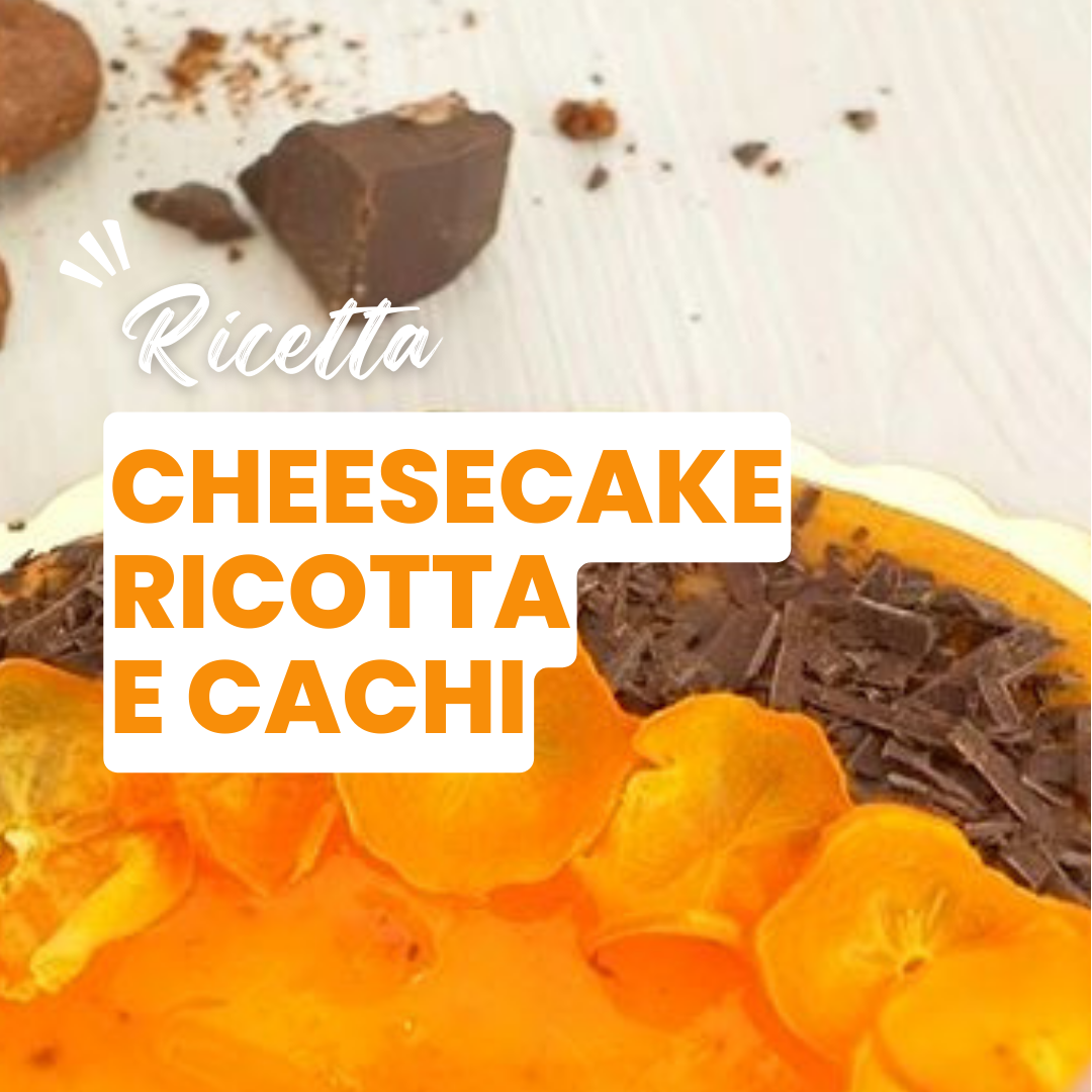 Ricetta Cheesecake ricotta e cachi e idee per confezionarla