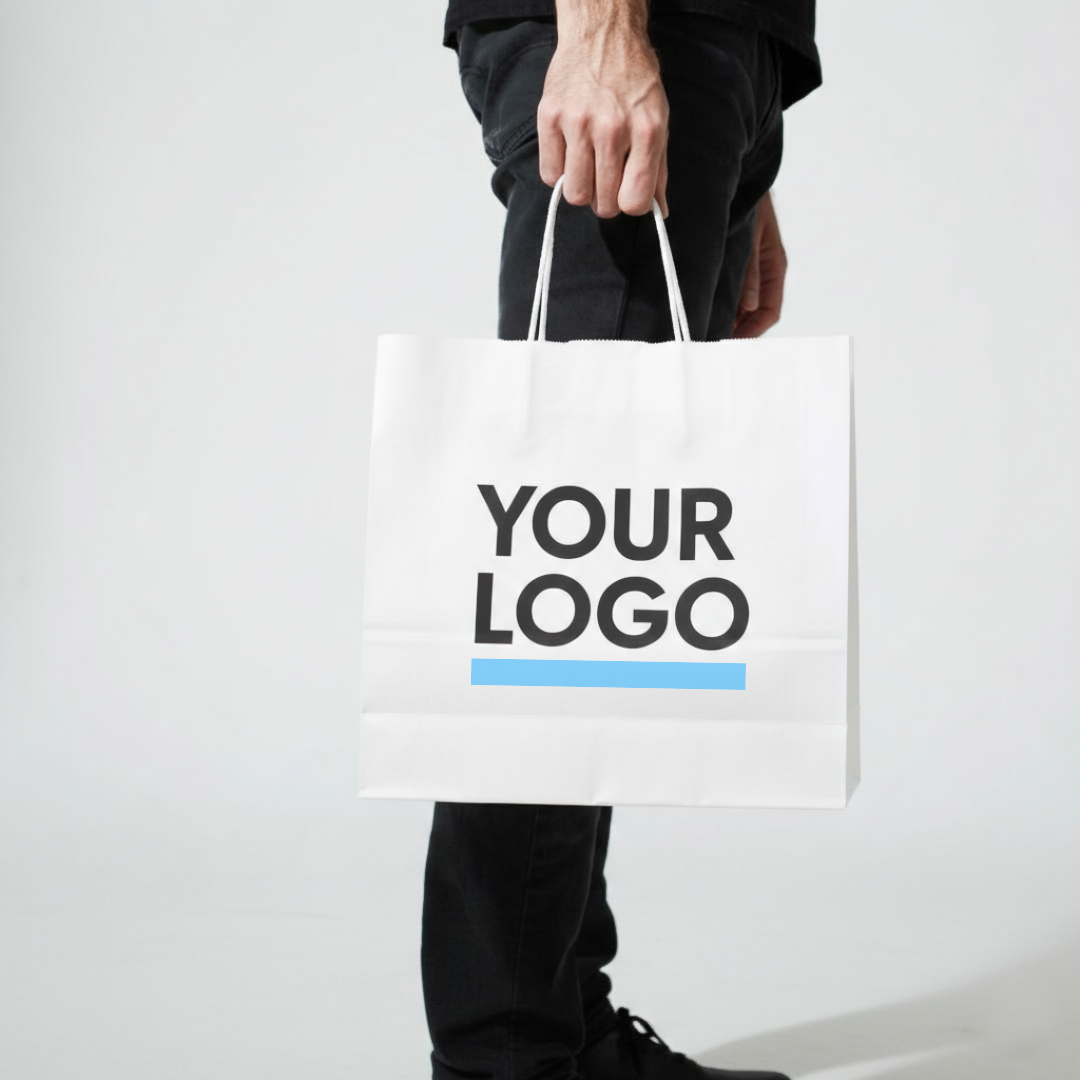 Shopper fondo largo personalizzate: il packaging intelligente per asporto e delivery