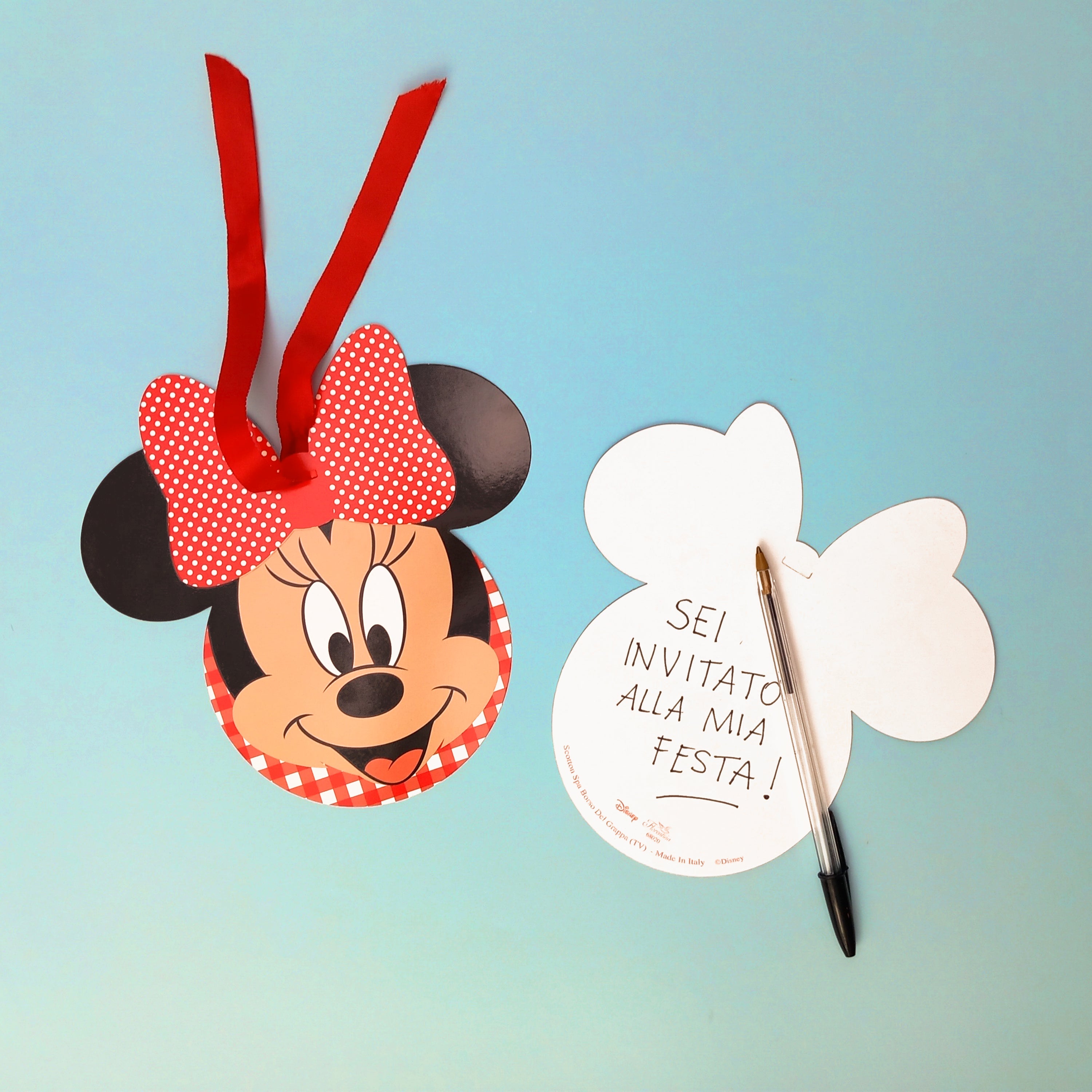 Biglietto a forma di Minnie