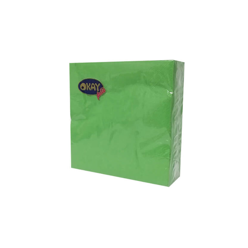 Pacco di tovaglioli di carta verde