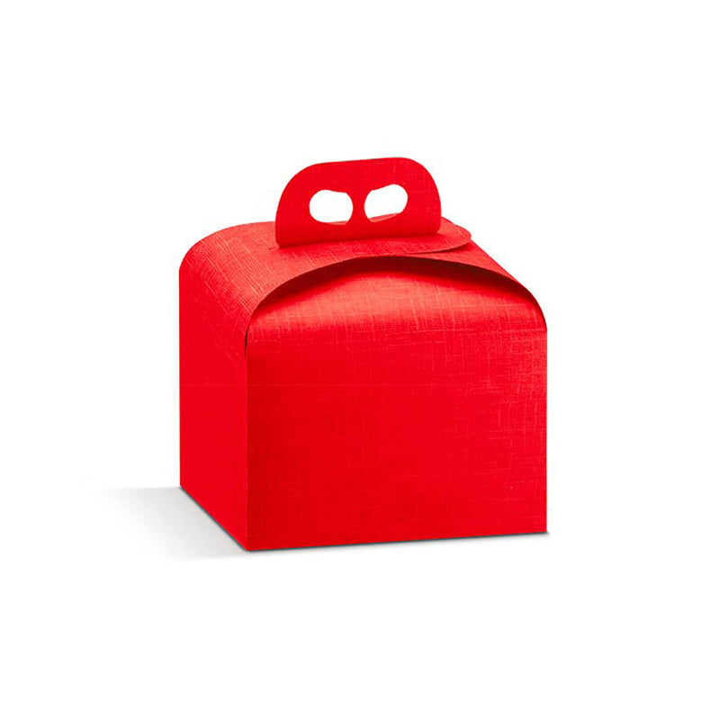 Scatola per panettone rossa