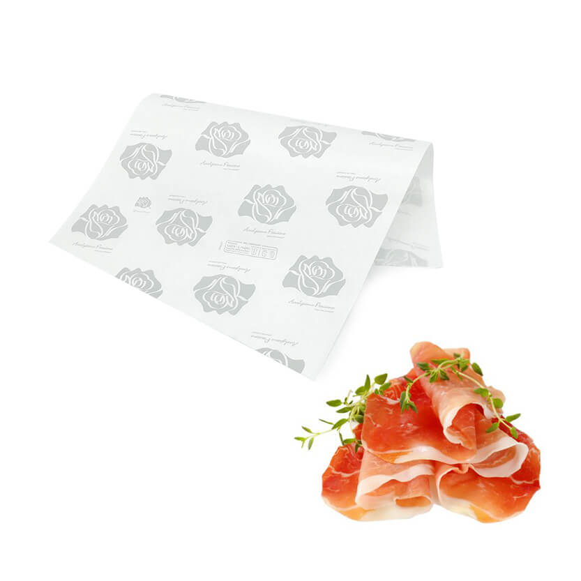 Carta alimentare e prosciutto crudo 