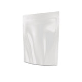 Busta con zip bianca