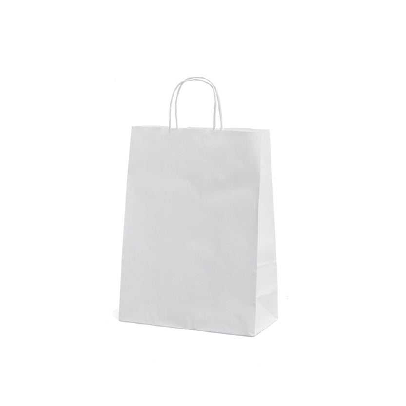 Shopper di carta bianca 