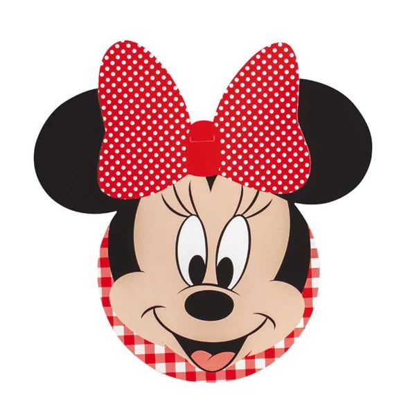Bigliettino con la faccia di Minnie