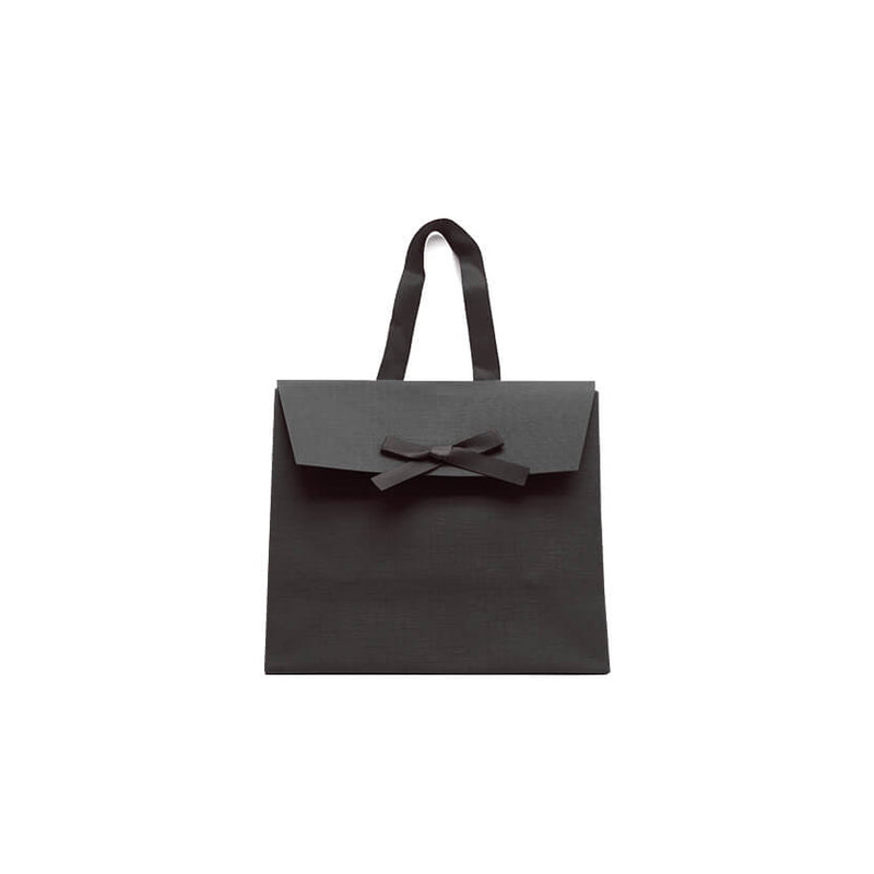 Shopper di carta elegante nera