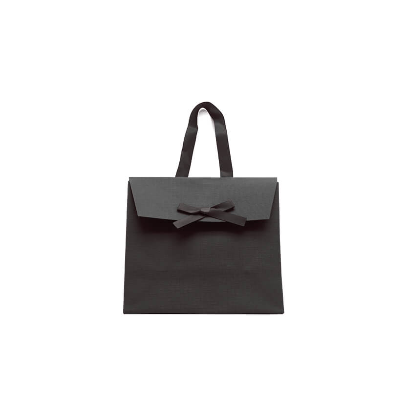 Shopper di carta elegante nera