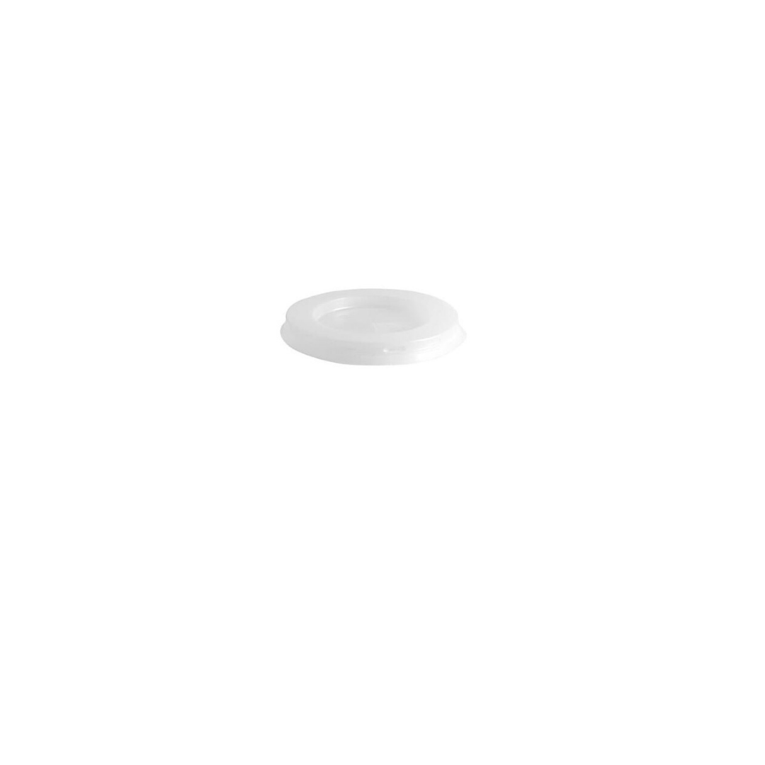 Coperchio plastica bianco per bicchiere da asporto 