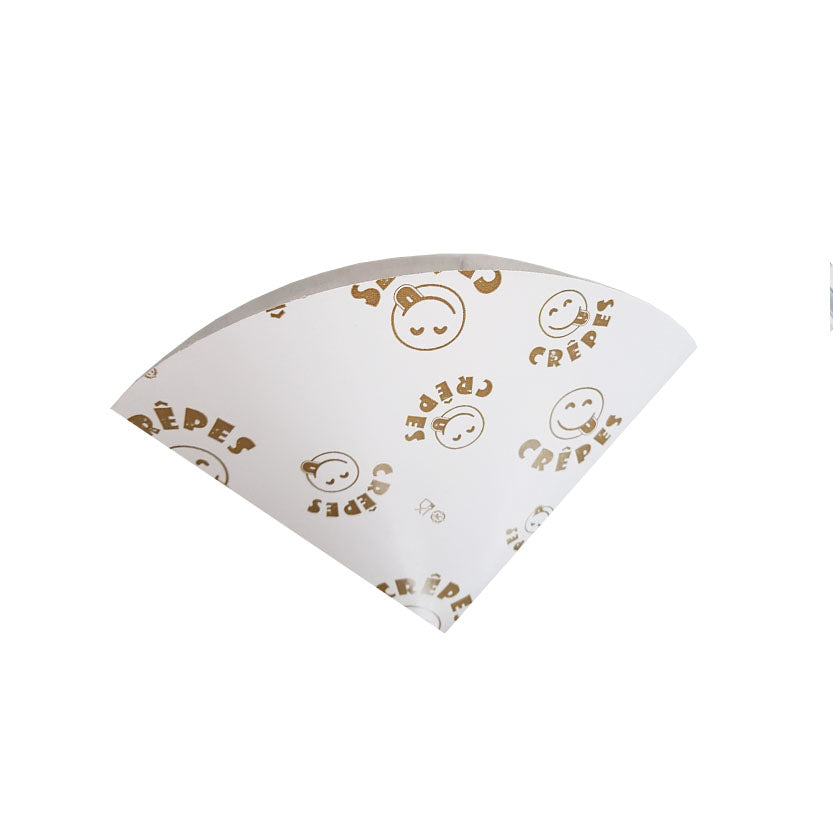 Porta crepes bianco con stampa