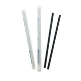 Due cannucce nere singole e due cannucce imbustate