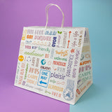 Shopper con grafica parole 