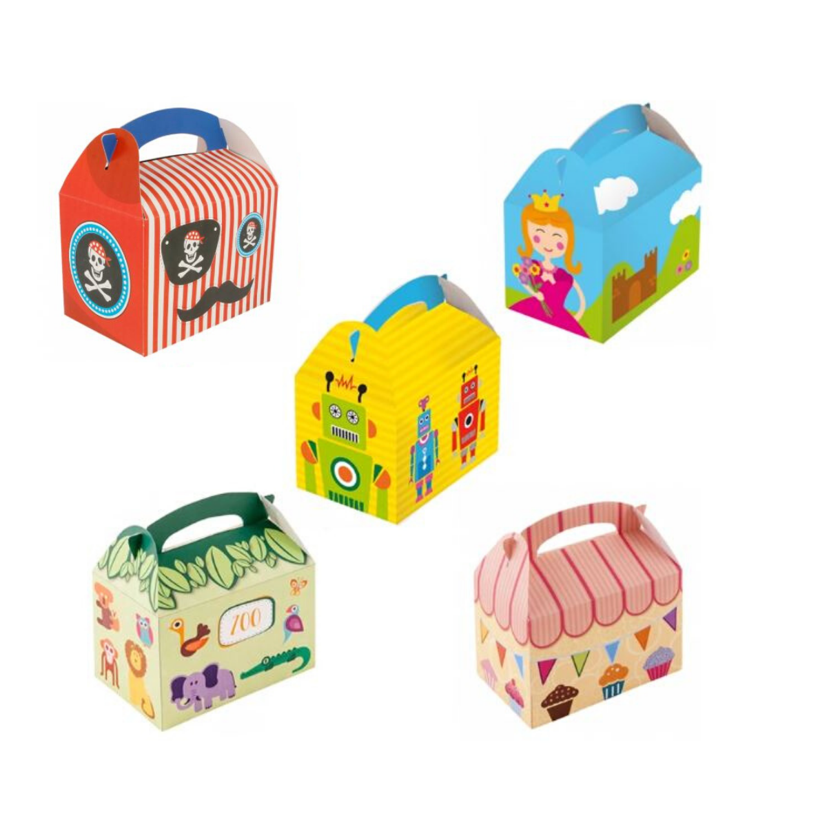Mealbox colorati, varie fantasie 