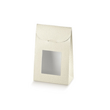 Scatoletta cartoncino bianco con finestra