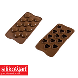 Stampi in silicone a forma di cuore, vuoti 