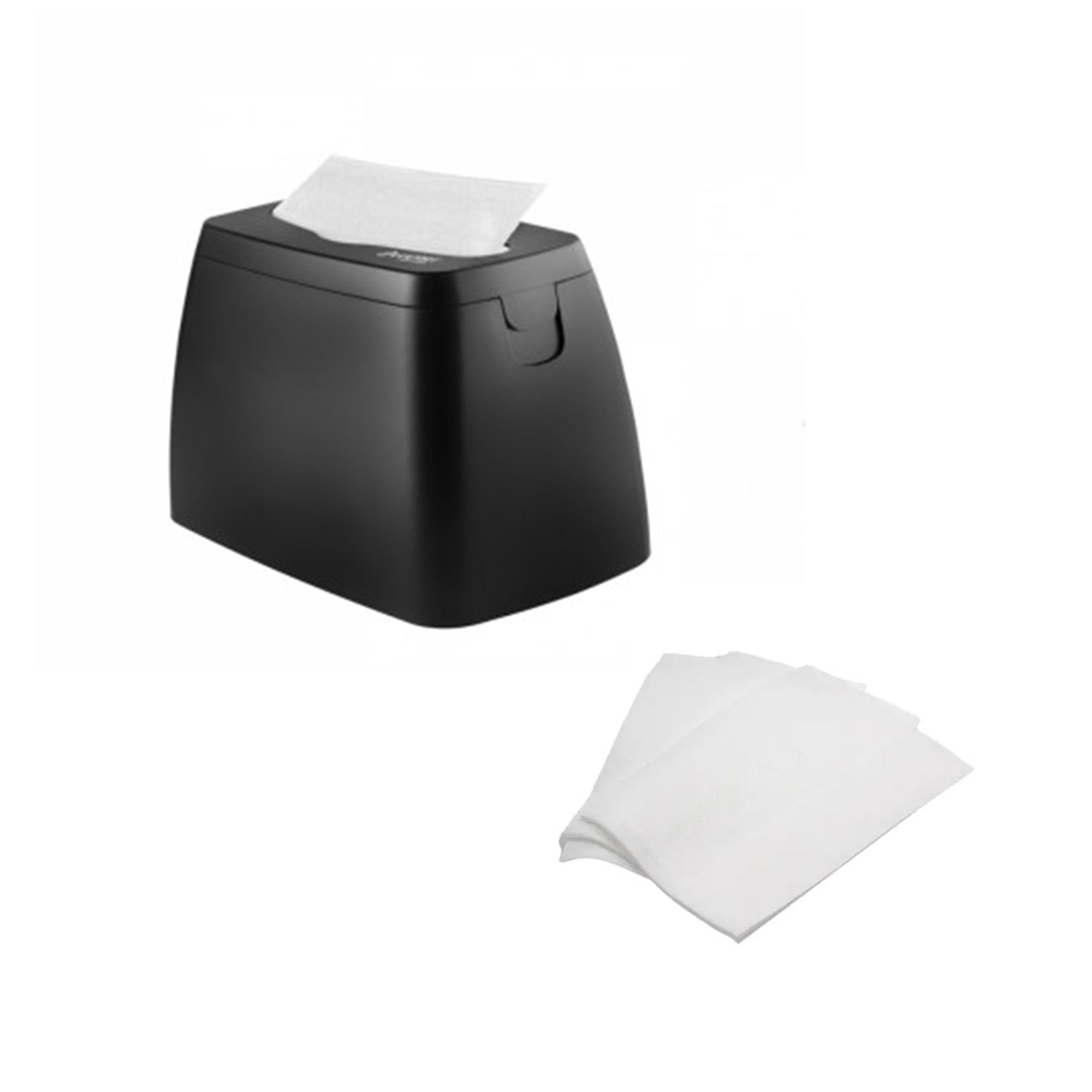 Dispenser per taglioli nero e tovaglioli da bar 