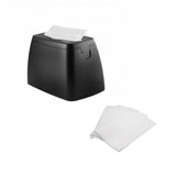 Dispenser per taglioli nero e tovaglioli da bar 