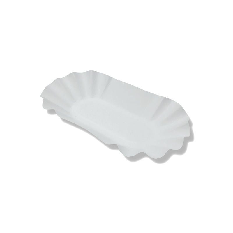 Vassoio di carta rettangolare per fritto 