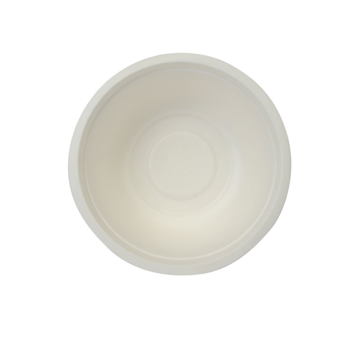 Piatto fondo bianco in materiale ecologico