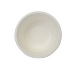 Piatto fondo bianco in materiale ecologico