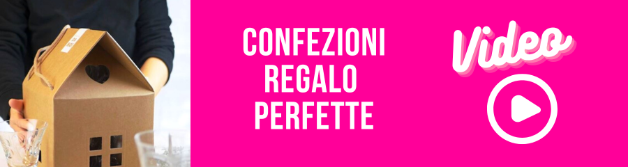 Scatola panettone a forma di casetta