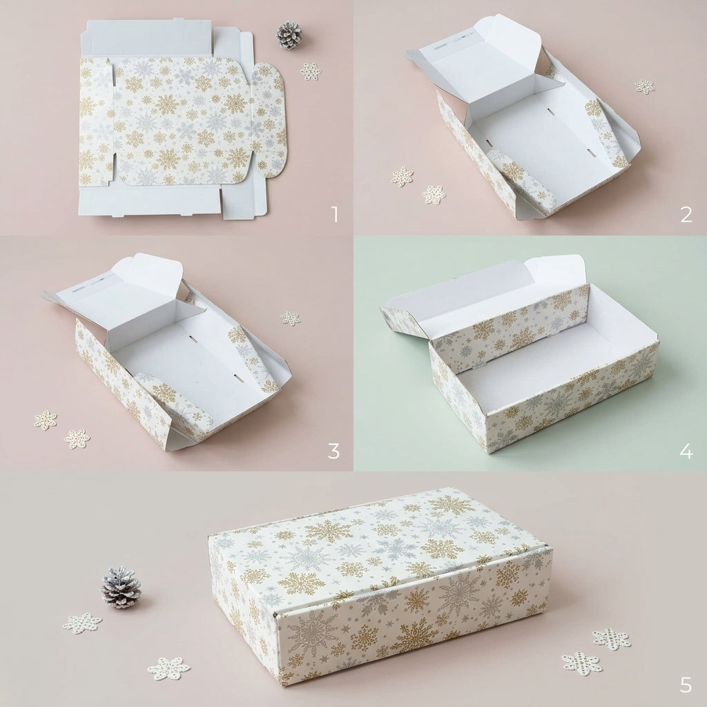 10 pz Scatola portabottiglie stampa natalizia € 2,35 Cad + Iva