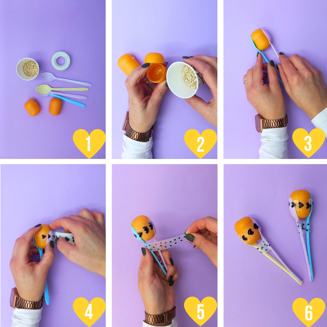 Banner tutorial su come fare delle maracas 