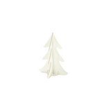 Albero di natale di cartoncino, bianco