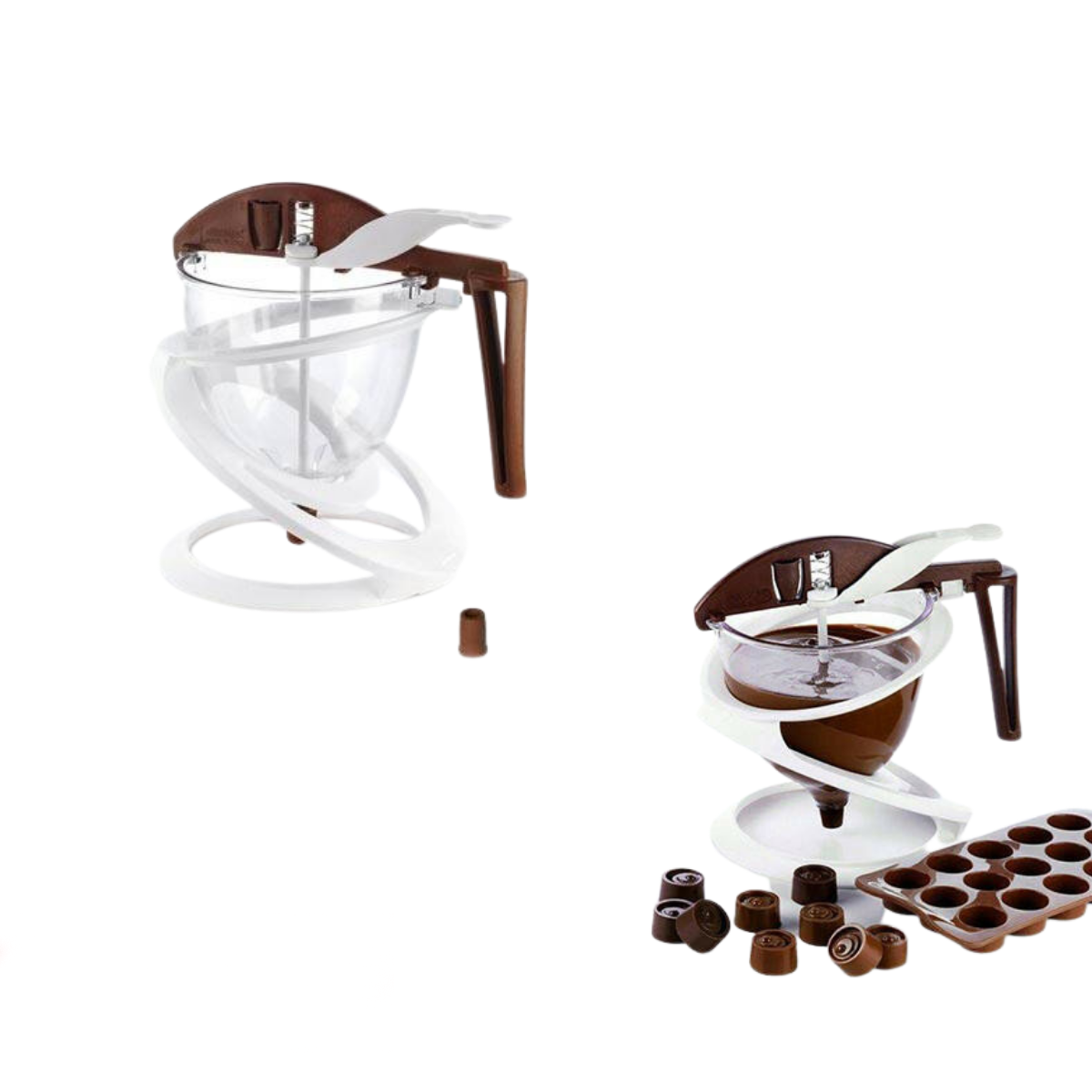 Dosatore per cioccolatini e stampo di silicone 