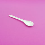 Cucchiaino bianco in polpa di cellulosa 