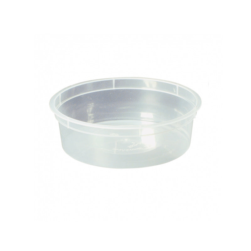 Vasetto di plastica vuoto basso