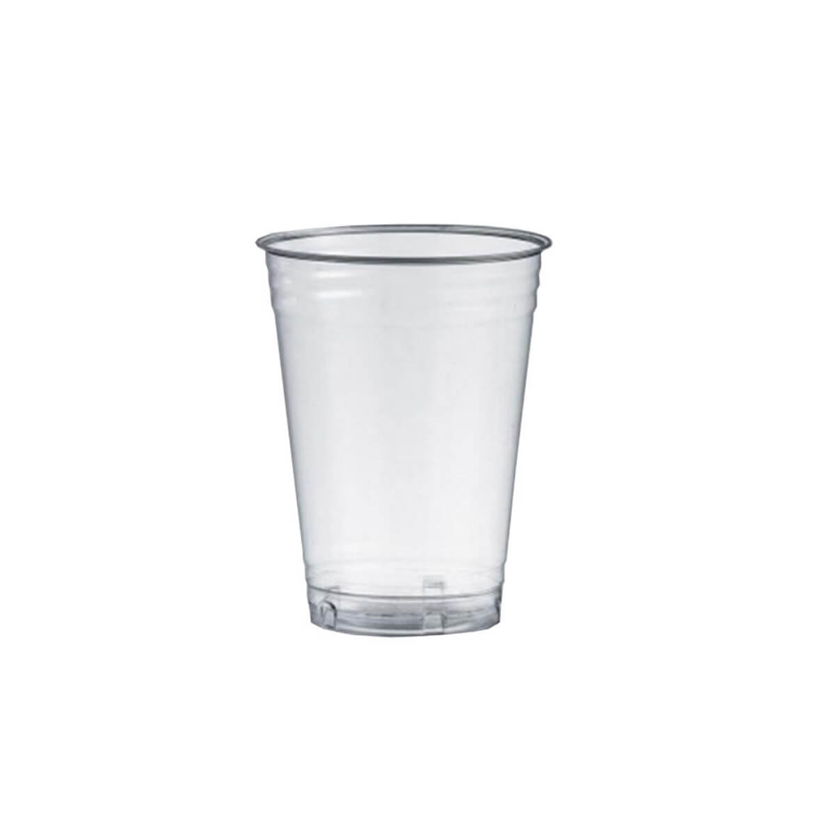 Bicchiere di plastica trasparente monouso 