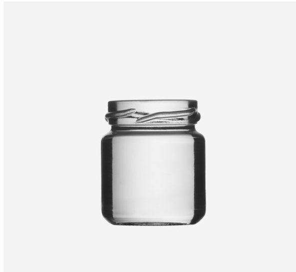 Barattolo mini in vetro senza tappo vuoto