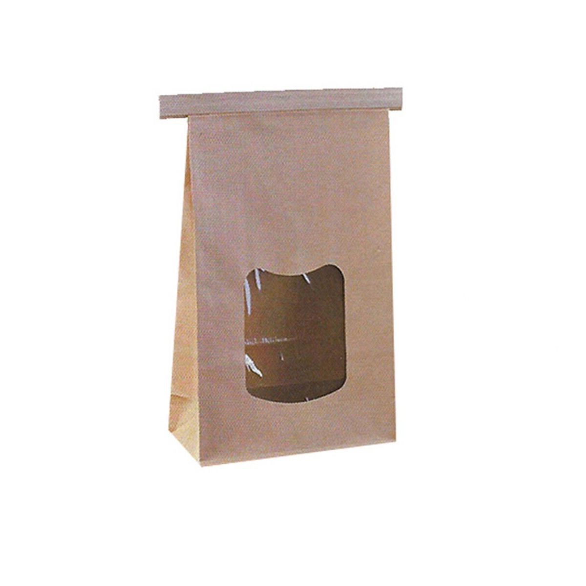 50 pz Sacchetti di carta con finestra biodegradabile da € 0,47 Cad + Iva