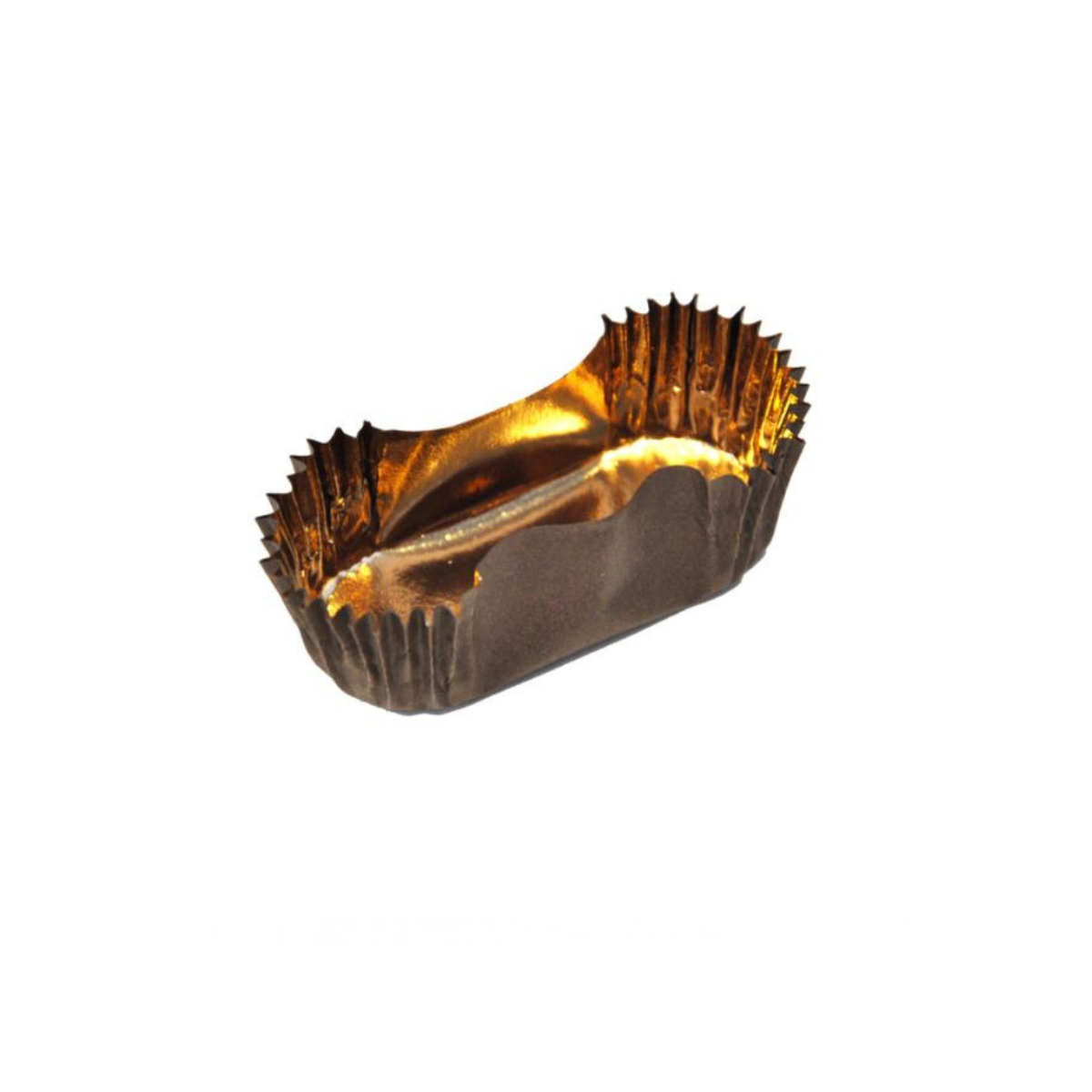 500 pz Pirottino ovale marrone interno oro € 0,055 Cad + Iva