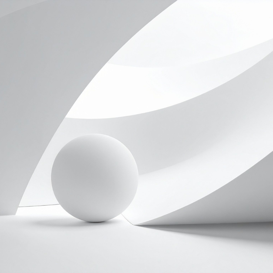 Geometrie solide bianche 