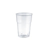 Bicchiere di plastica, monouso, trasparente, vuoto 